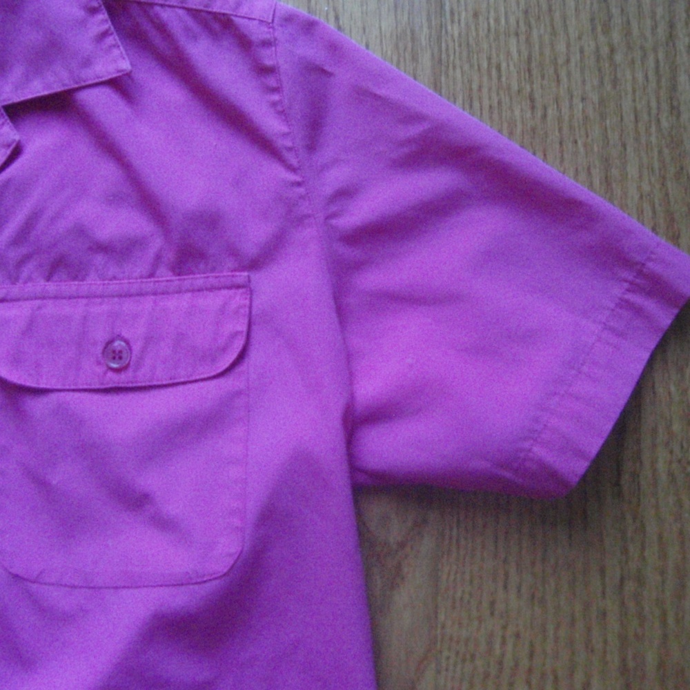 ~Womens Short Sleeve Pink Fishing Shirt~ - Picture 2 of 4